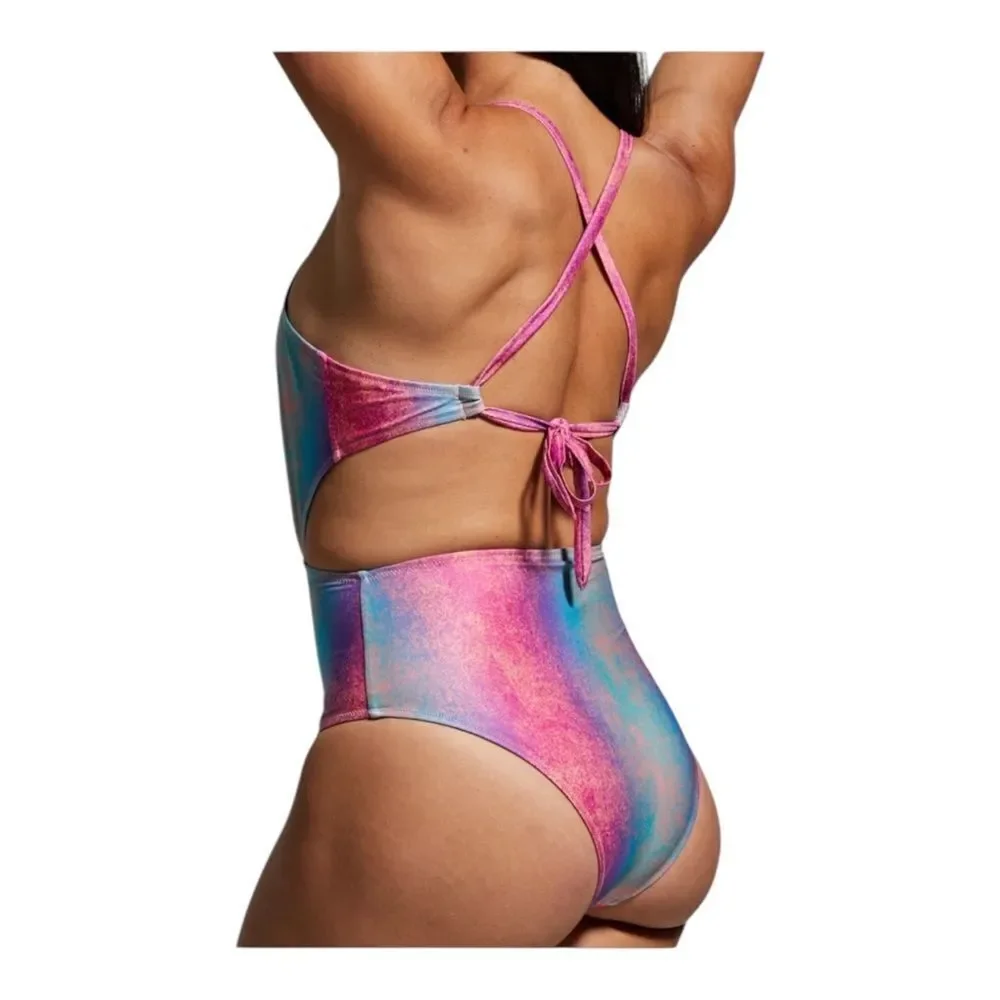 Born Primitive Multicolor Isle One Piece Swimsuit Small New